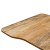 Ergonomiczny blat na biurko 138x68 cm DREWNO RETRO