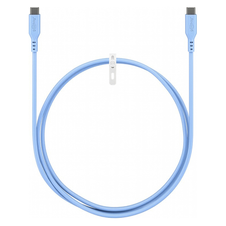 Kabel USB-C 2.0 Goobay silikonowy niebieski 1.5m