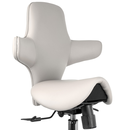 Ergonomiczny hoker regulowany SELLA 4 biały Outlet B-