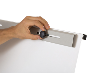 Höhenverstellbarer Ständer und Whiteboard 96x70