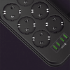 Listwa zasilająca Spacetronik SR-204 6x AC z ładowarką 4x USB 3.4A Auto-id