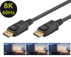 Kabel DisplayPort - DisplayPort DP/DP 1.4 czarny 8K 60Hz Goobay 5m
