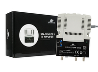 Wzmacniacz budynkowy z prekorekcją charakterystyki kabla Spacetronik SPA-28SG LTE (Terra HA126)