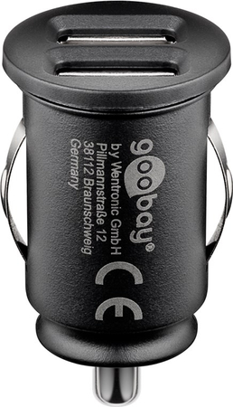 Autoladegerät 2x USB 48A 24W Goobay