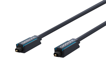 CLICKTRONIC optisches Toslink-Kabel + Anzeige. Buchse 1m - zdjęcie 2