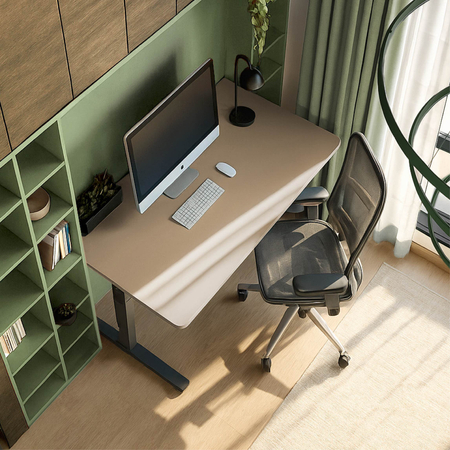 Blat MDF malowany proszkowo 120x60x2.5 Champagne