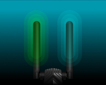 Adapter Wi-Fi AC1300 USB 3.0 do komputera 1267mb/s mini karta sieciowa odbiornik WiFi 5 LB-Link BL-WDN1300H