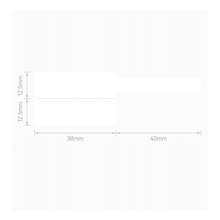 Etykiety seria B Niimbot 51x51 mm 140 szt. powder - zdjęcie 2