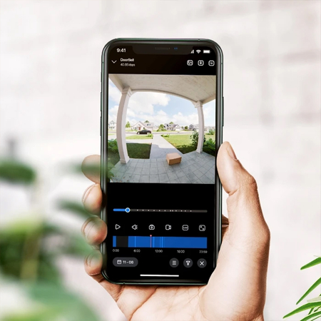 Wideodomofon Smart 2K 4MP Reolink Battery WiFi biały