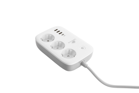 Inteligentna listwa zasilająca Spacetronik SL-PS27 z 3 AC 4 USB