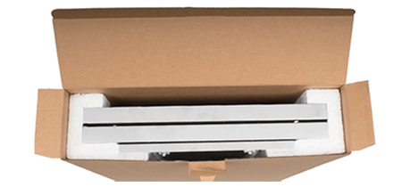 19" 6U Wandregalhalterung 330mm grau