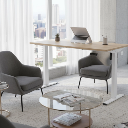 Spacetronik SPE-124W elektrischer Tischständer