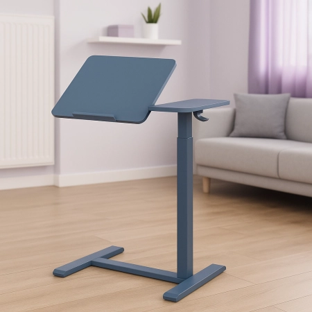 Zestaw wypoczynkowy fotel elektryczny Spacetronik Flax 04M + stolik regulowany