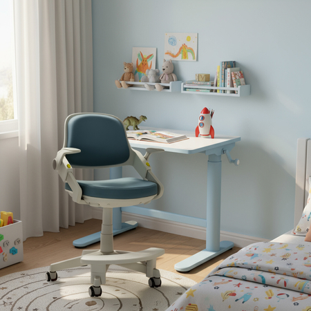 Fotel obrotowy dziecięcy dziecięce Spacetronik SPC-XD10S - zdjęcie 2