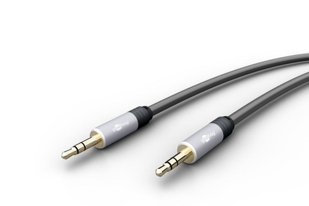 XLR-Buchse auf Stecker (3-polig) Kabel Goobay 6m grau - zdjęcie 2