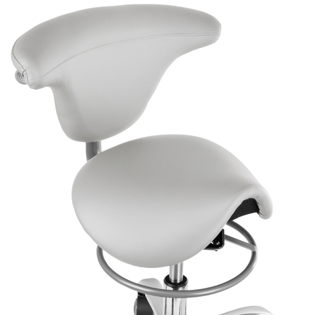 Ergonomiczny hoker regulowany SELLA biały