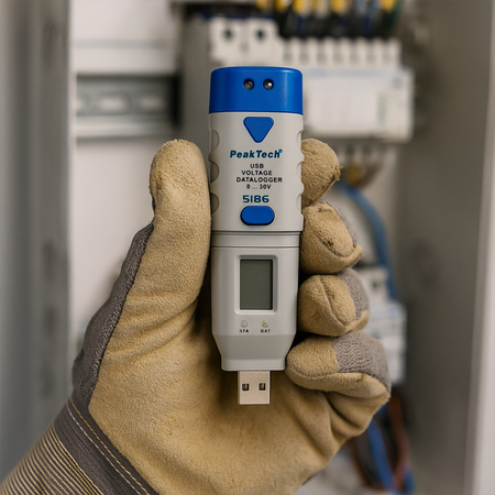 PeakTech USB-Gleichspannungsmessgerät 5186