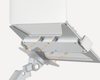 Uchwyt laptopa regulowany na otwory VESA SPB-002B Outlet A+