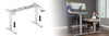 Stelaż do biurka regulowany elektrycznie Spacetronik SPE-214AG USB