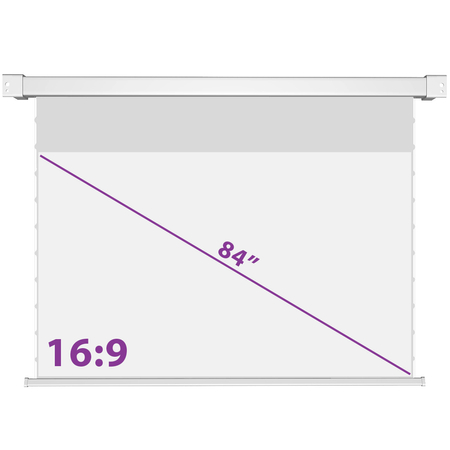 Elektryczny Ekran Projekcyjny PEV Ścienny 84"