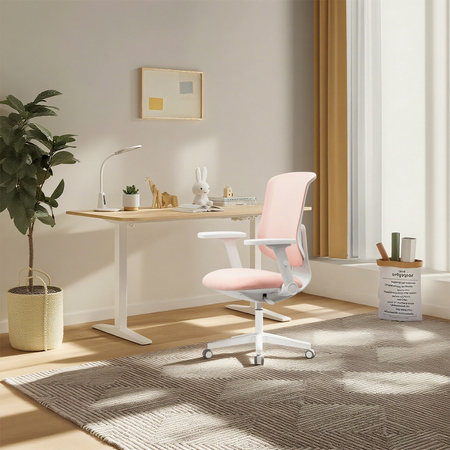 Fotel Biurowy Spacetronik RETTO 22 Różowy