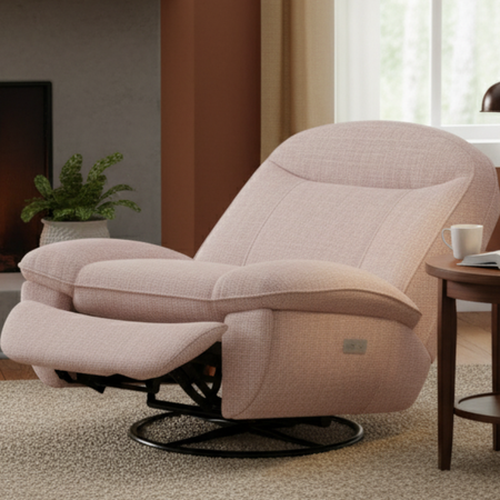 Fotel relaksacyjny regulowany elektryczny FLAX 05 z USB regulacją oparcia i podnóżka - zdjęcie 2