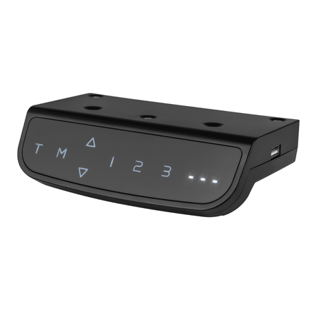 Zestaw cztery biurka elektryczne Spacetronik z krzesłami Doris 11