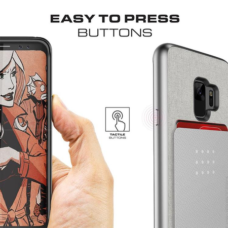 Etui Exec 2 Samsung Galaxy S9 silber