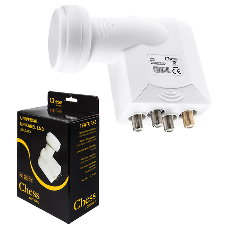 LNB Unicable Quad TRIPLE +3 Legacy (7 odbiorników) CHESS 5 Edition