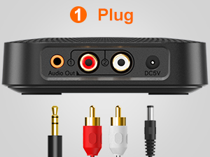 B06S Plus Bluetooth-Audio-Empfänger 5.2 aptX 30m - zdjęcie 2