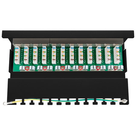 Patchpanel STP CAT 6 Geschirmt 12-fach Goobay