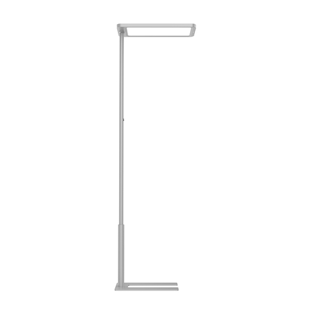Lampa podłogowa biurowa LED GLOW D20 80W Srebrna