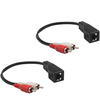 Przedłużacz Transmiter LAN  2xRCA 100m SPA-A03