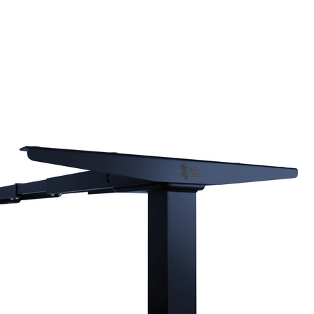 Biurko regulowane Vegard elektryczne dwusilnikowe MDF granatowo-zielone