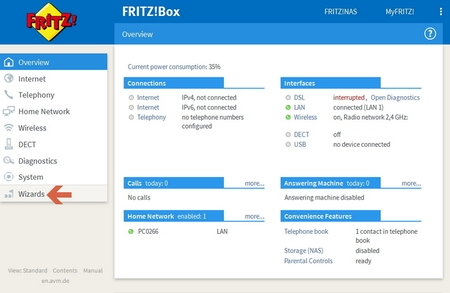 Fritz!Box 7369 N 2,4GHz 300Mbps ADSL USB-Router