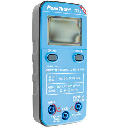 PeakTech P 1073 Smart Multimetr Cyfrowy 10A 600V AC DC 