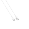 Kabel do szybkiego ładowania USB-A / micro-USB 1m 2,1A biały LS541M