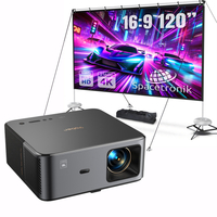 Projektor LCD WiFi6 1080p NFC Yaber K2s z ekranem przenośnym 120" 4K gratis!