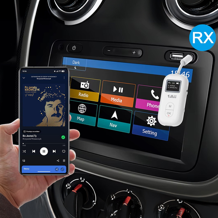 Adapter Bluetooth 5.2 AUX TX/RX 1Mii SafeFly Pro