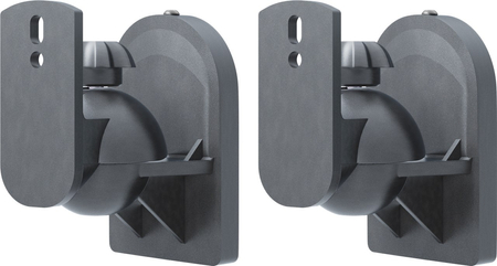 Lautsprecher-Wandhalterung 35kg Goobay schwarz x2 - zdjęcie 2