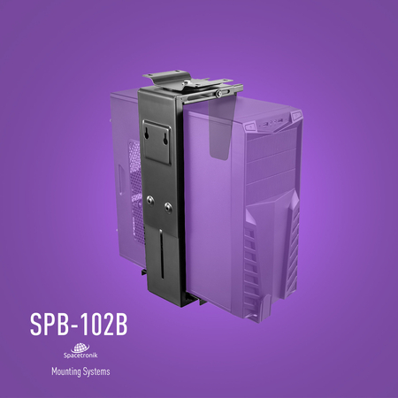 Uchwyt podbiurkowy komputera Spacetronik SPB-102B Outlet B