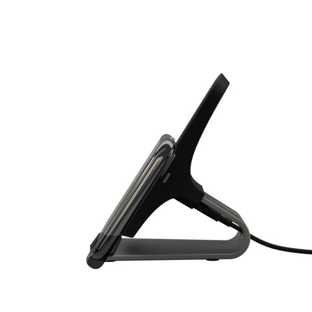 Ładowarka indukcyjna Goobay 10W PIONOWA USB-C czarna - zdjęcie 2