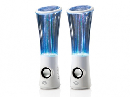 Głośniki komputerowe Tańcząca woda Conceptronic 2x6W - Białe / BEZ WODY !!! OUTLET - zdjęcie 2