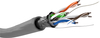 Verdrilltes Paar CAT5e F/UTP AWG 24/1 Goobay grau 100m