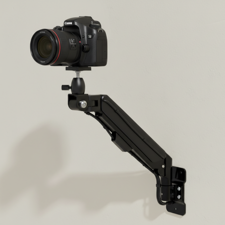 Aluminiowy Uchwyt Ścienny SPAZ110B do Monitora i Projektora (2-9 kg)