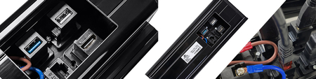 Gniazdo blatowe zasuwane Spacetronik SPS-S27B