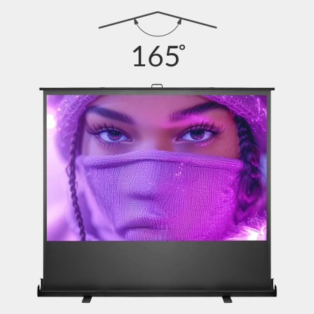 Ekran Projekcyjny Podłogowy Rozwijany 120" 4k 16:9