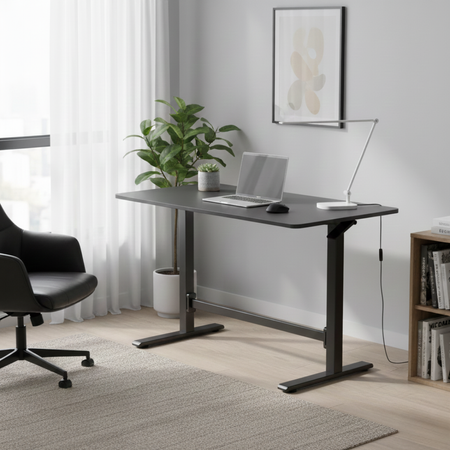 Spacetronik Moris 100BB 120x60 pneumatischer Schreibtisch - zdjęcie 2