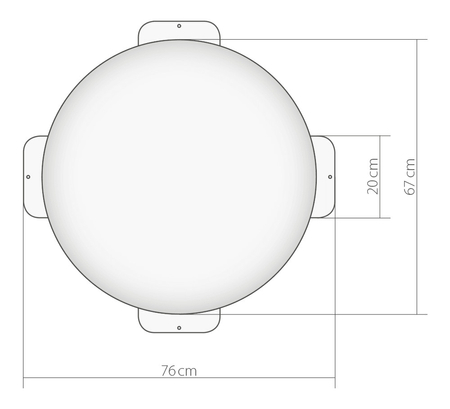 Satellitenschüssel für Shipman-Yacht 3x SAT