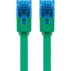 LAN Patchcord CAT 6A UTP FLAT grün 2m